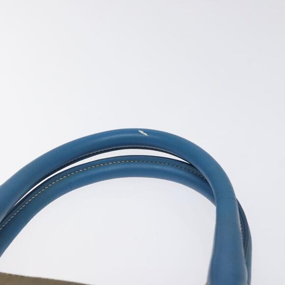 PRADA Hand Bag Canvas Beige Gold - Picture 8 of 13